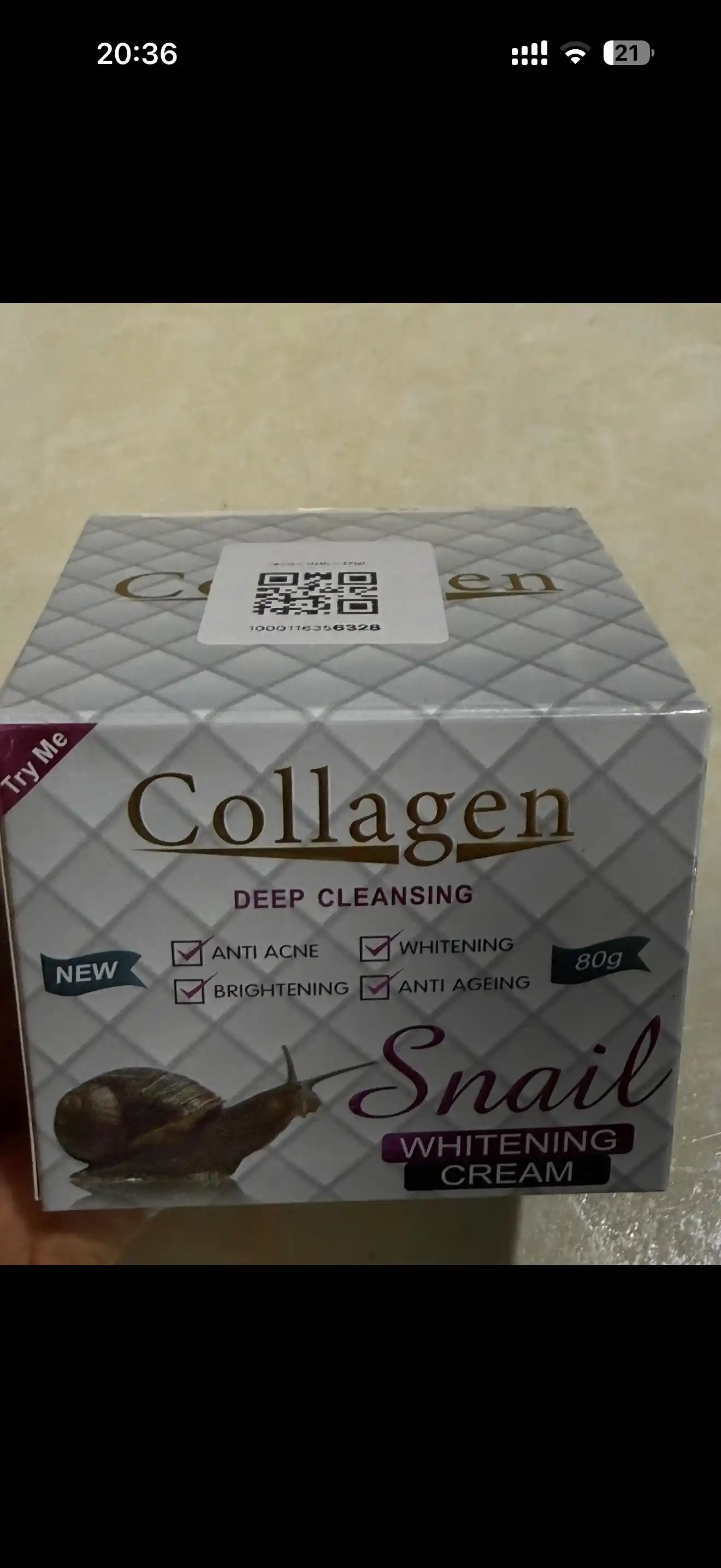 Крем для лица Collagen, отбеливающий крем, анти-акне и антивозрастной, 4 в 1, 80 г