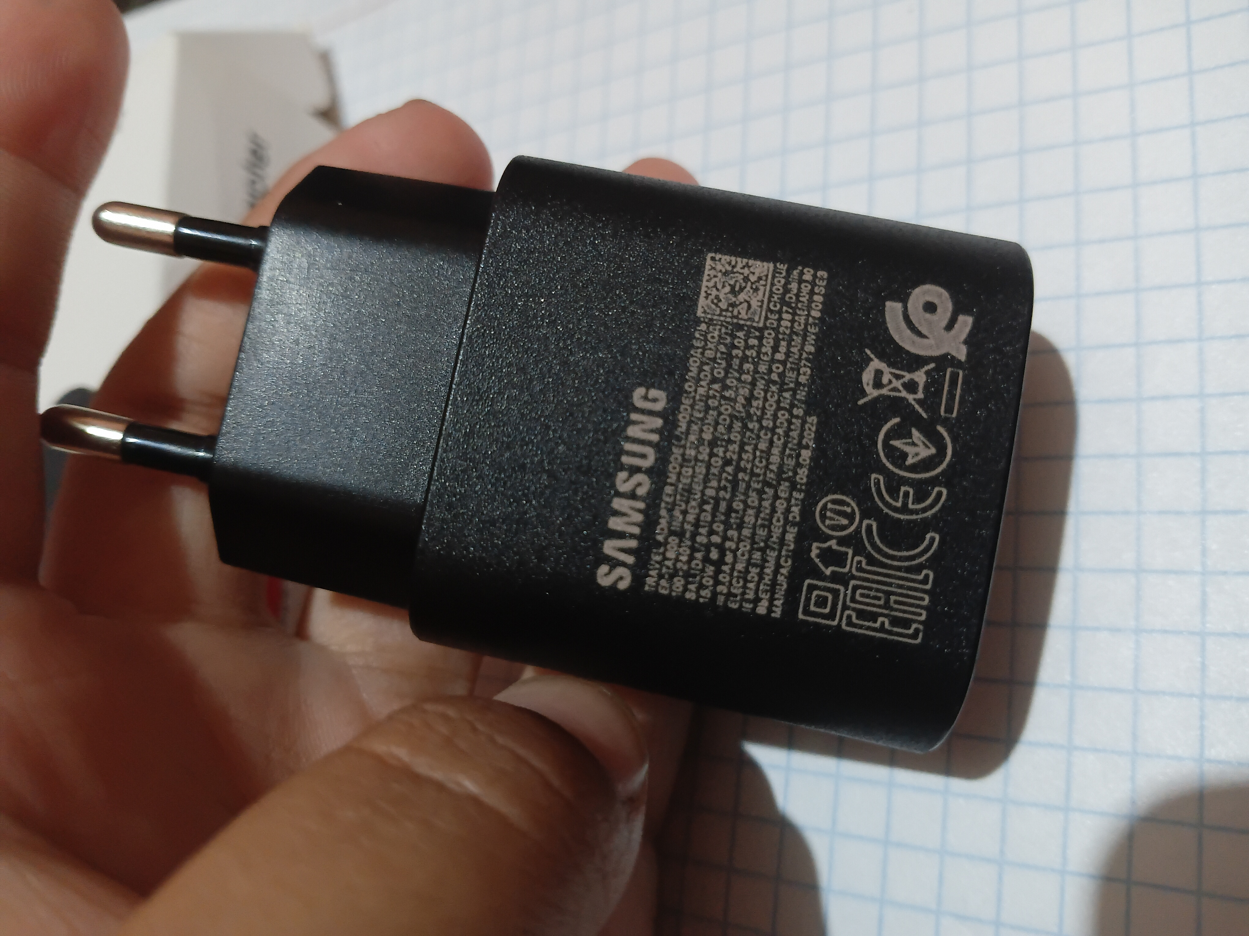 Зарядное устройство, головка, зарядка 25W, Samsung PD adapter Type-c