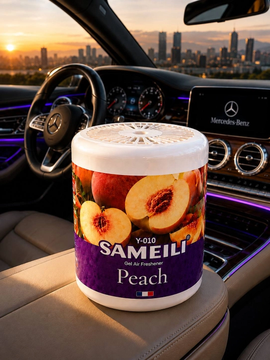 SAMEILI Y-010 Peach гелевый ароматизатор для автомобиля, аромат персика, 200 г - 