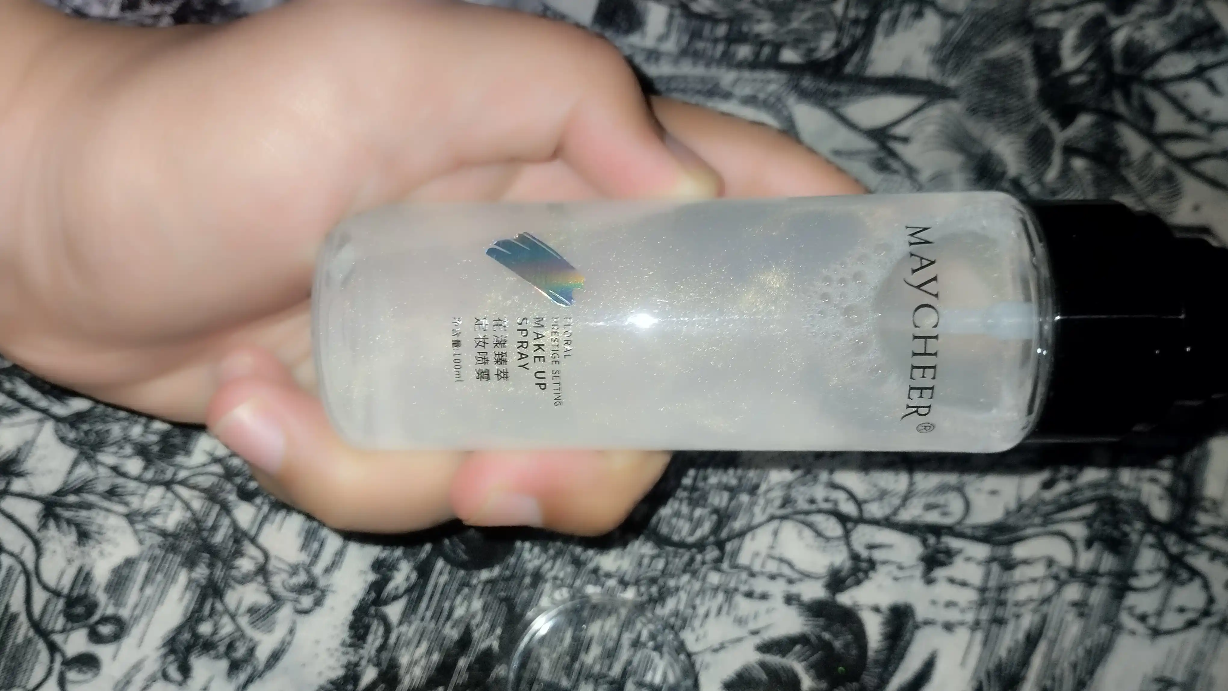 Maycheer yuz uchun fiksator makiyaj qotirish uchun 100 ml
