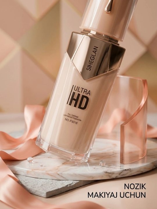 Tonal krem SIHEGLAN Ultra HD Full Coverage yuzdagi kamchiliklarni to'liq berkituvchi
