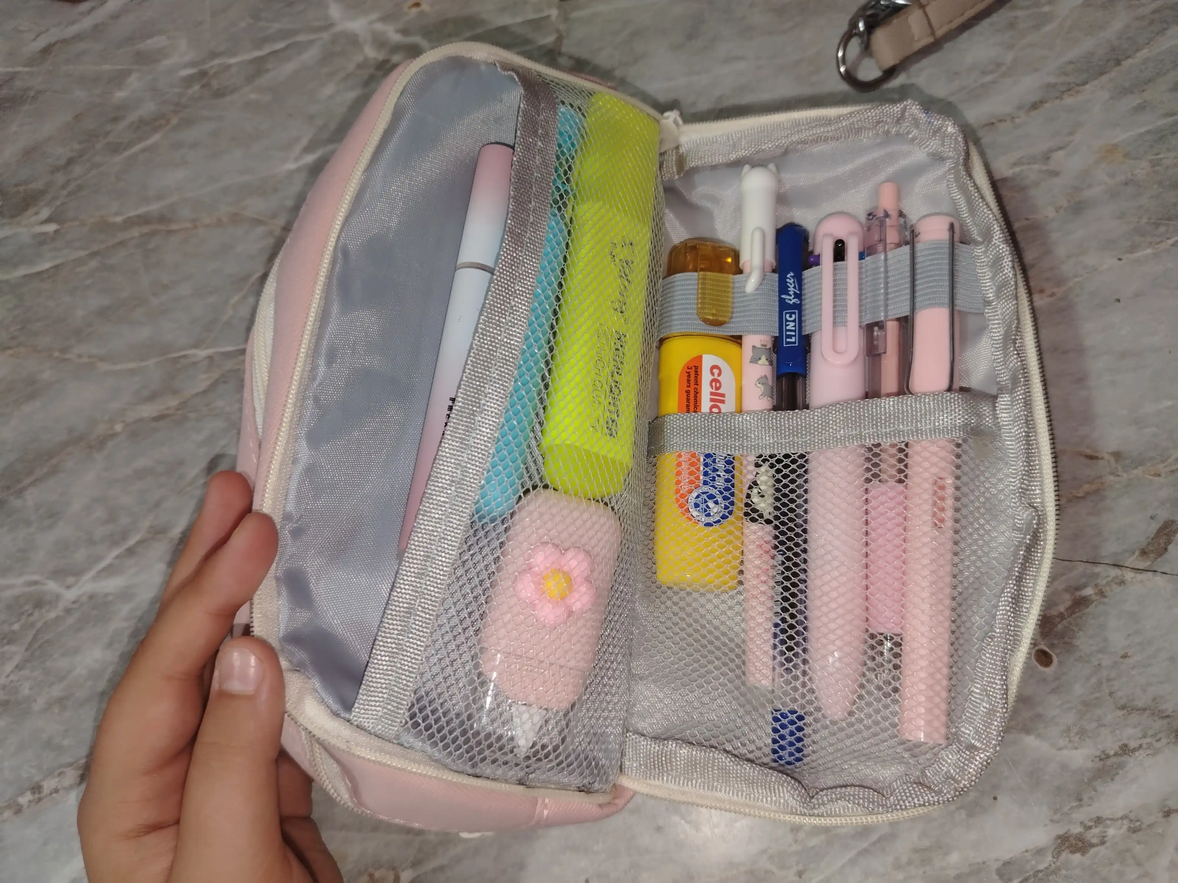 Плюшевый пенал для девочек, школьный пенал, косметичка-органайзер