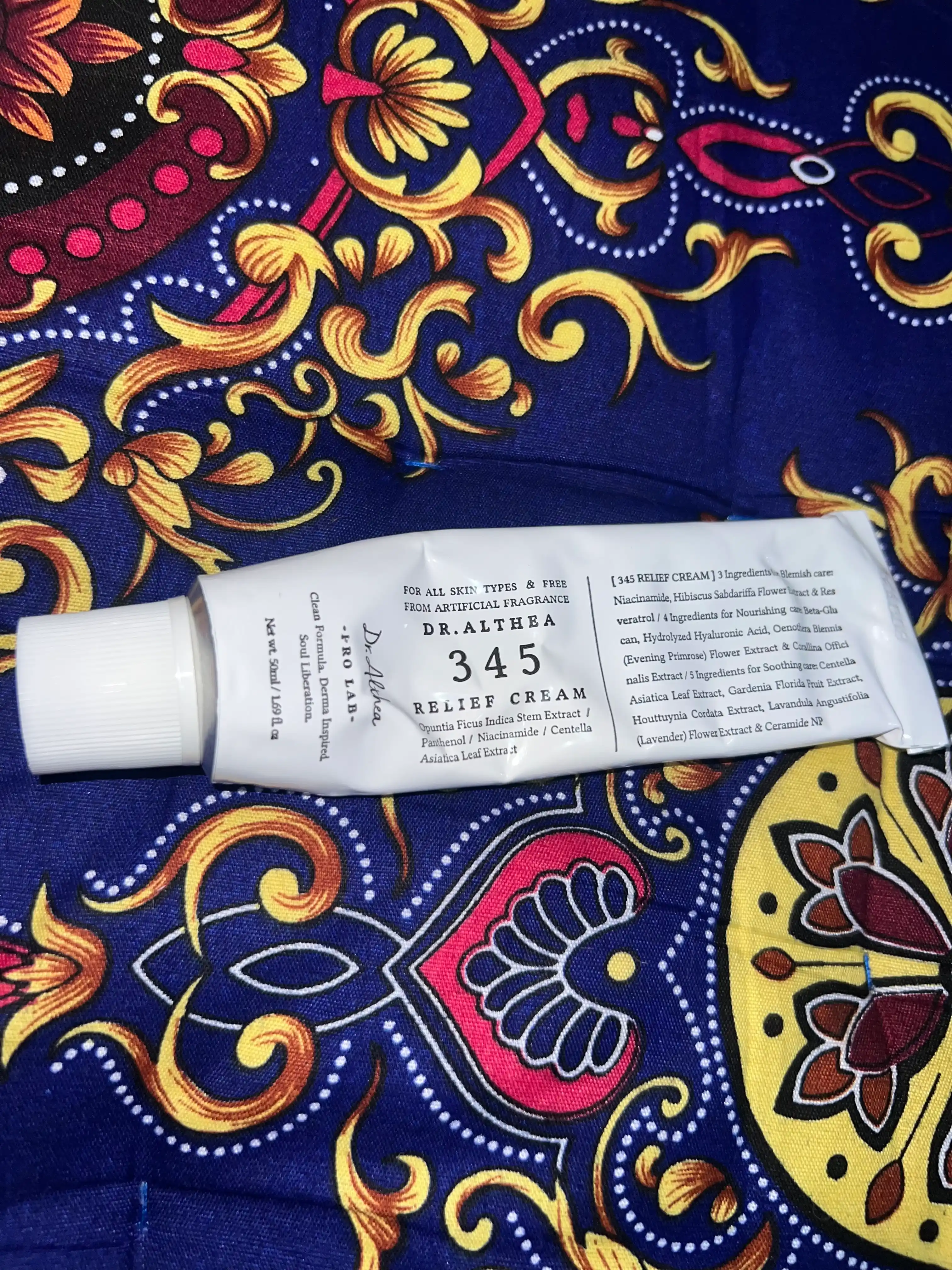 Успокаивающий, восстанавливающий крем с ресвератролом Dr. Althea 345 Relief Cream, 50 мл
