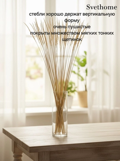 Натуральные сухоцветы ( ларгус, пшеница, трава, эвкалипт, пампас)