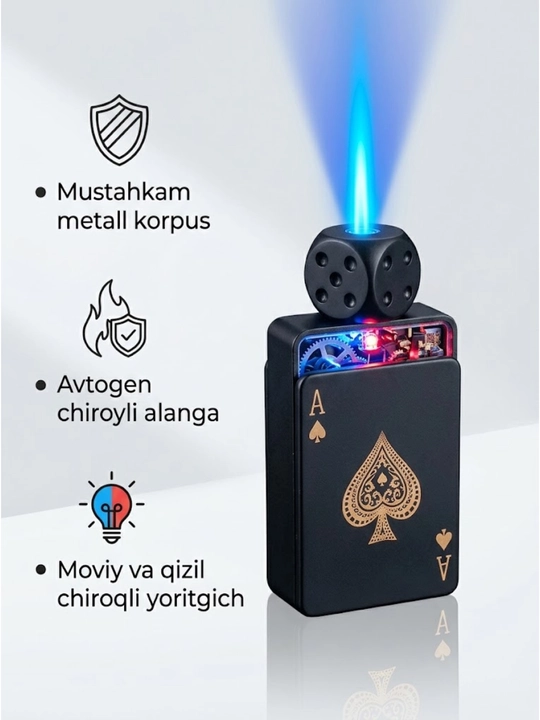 Zajigalka erkaklar uchun o'zgacha uslubdagi sovg'a