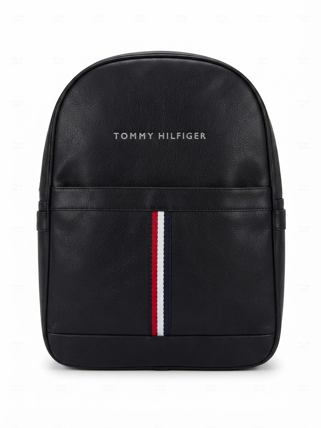 Erkaklar ryukzagi, TOMMY HILFIGER, klassik uslubdagi maktab va sport ryukzagi, charm 