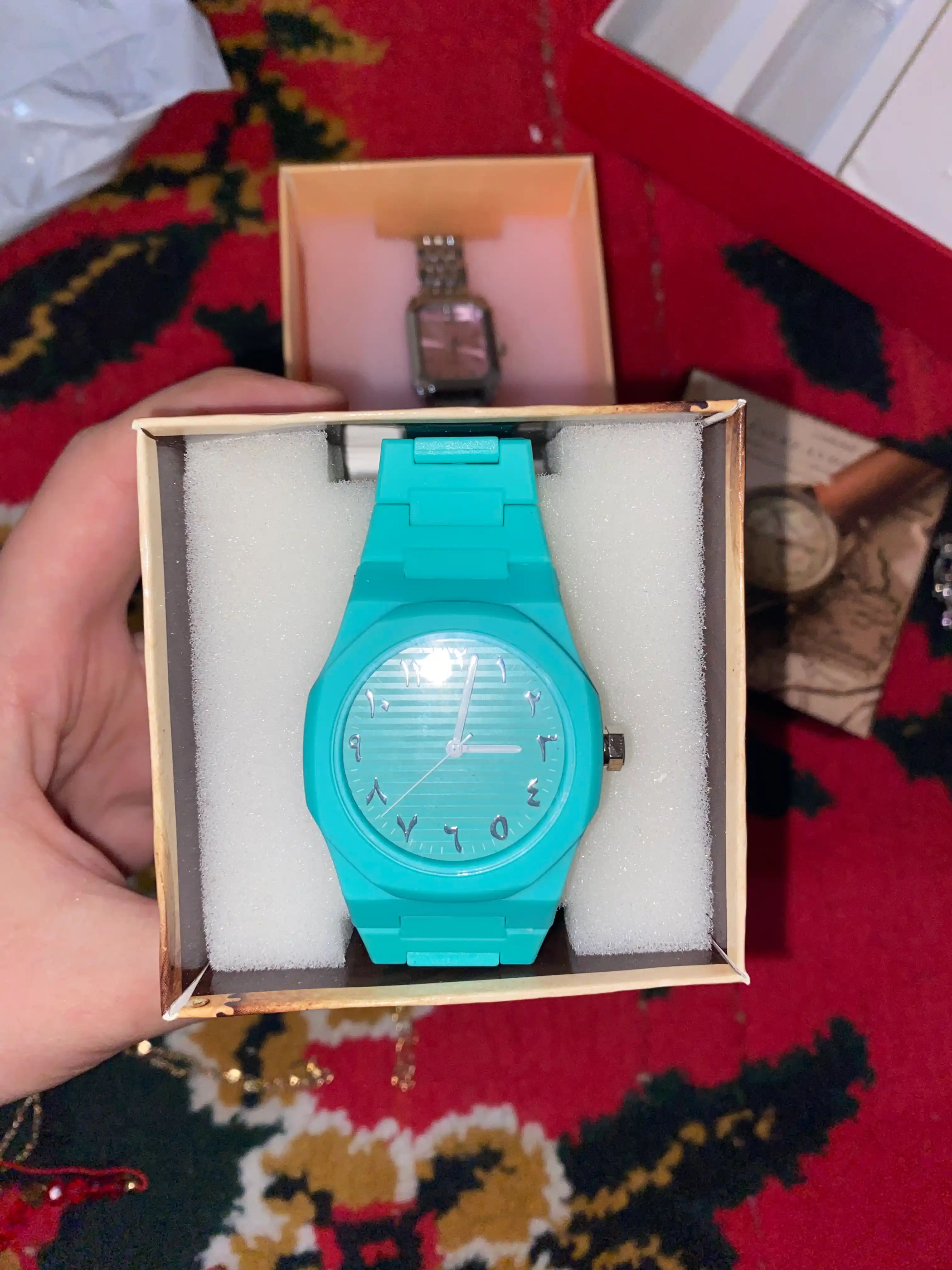 Erkaklar ayollar qo‘l soati Tiffany rangli kvars mexanizm, zamonaviy dizayn