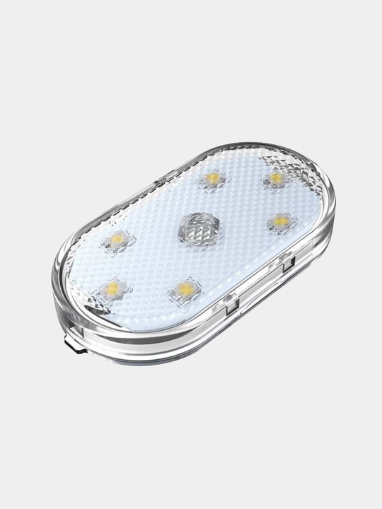 Avto uchun sensorli LED chiroq, magnitli, USB zaryad, 7 rang, simsiz, 2 dona