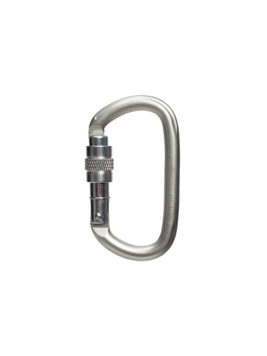 Vertical Karabin Oval po‘lat lyuks mufta Keylock