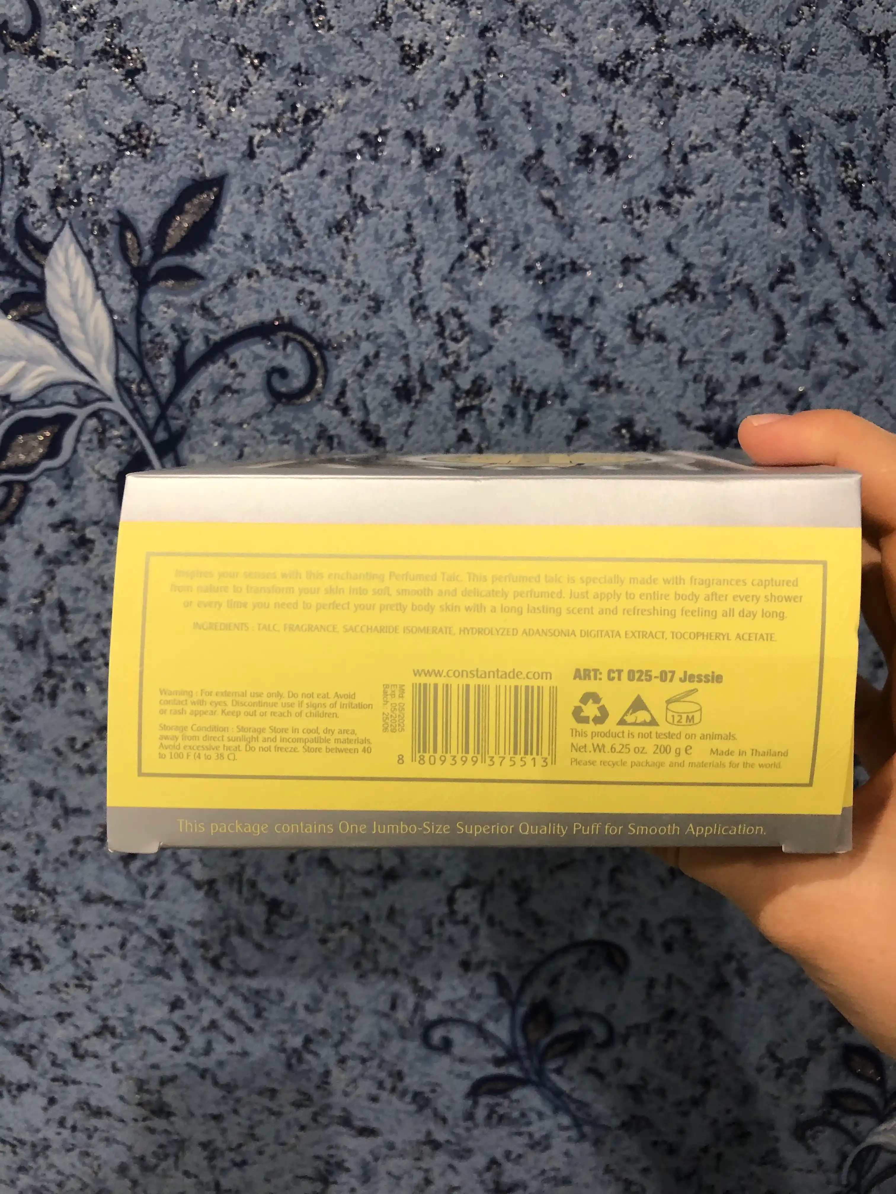 Butun tana uchun Constanta parfyumeriya talk, 200 g