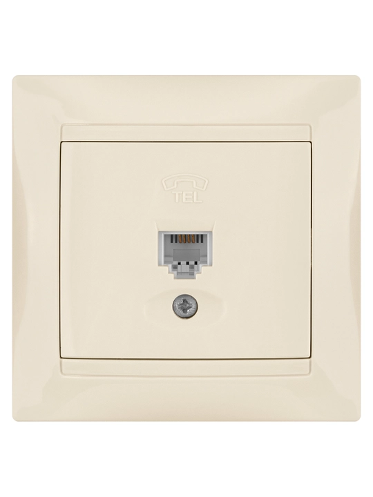 Rozetka internet RJ45 kompyuter / telefon RJ11 TDM ELECTRIC Lama