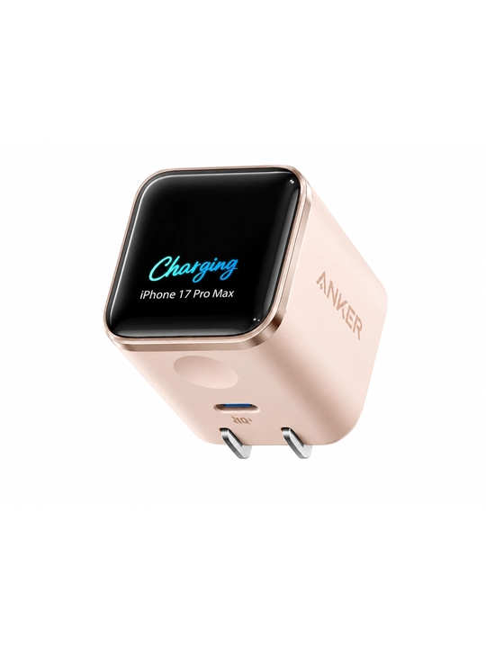 Anker Nano 45W Smart Display USB-C Fast Charger, сетевое зарядное устройство с дисплеем - 