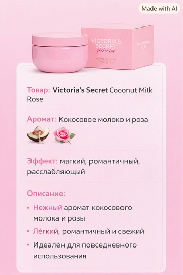 Victoria’s Secret Кокосовое молоко и роза  - 