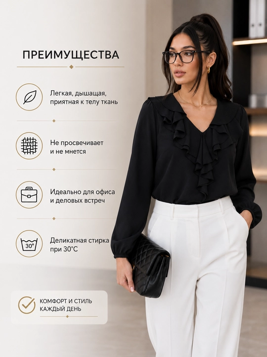 Ayollar bluzkasi, ofis ko‘ylagi, klassik