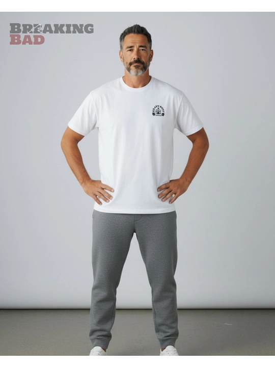 Gymshark Fitness erkaklar futbolkasi, print bilan