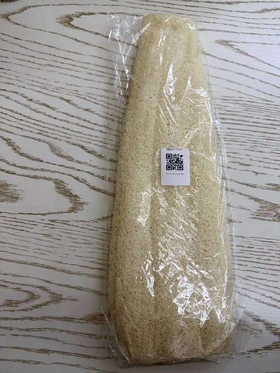 Эко-губка из люфы, мочалка для мытья посуды, банная мочалка для купания 40-45см