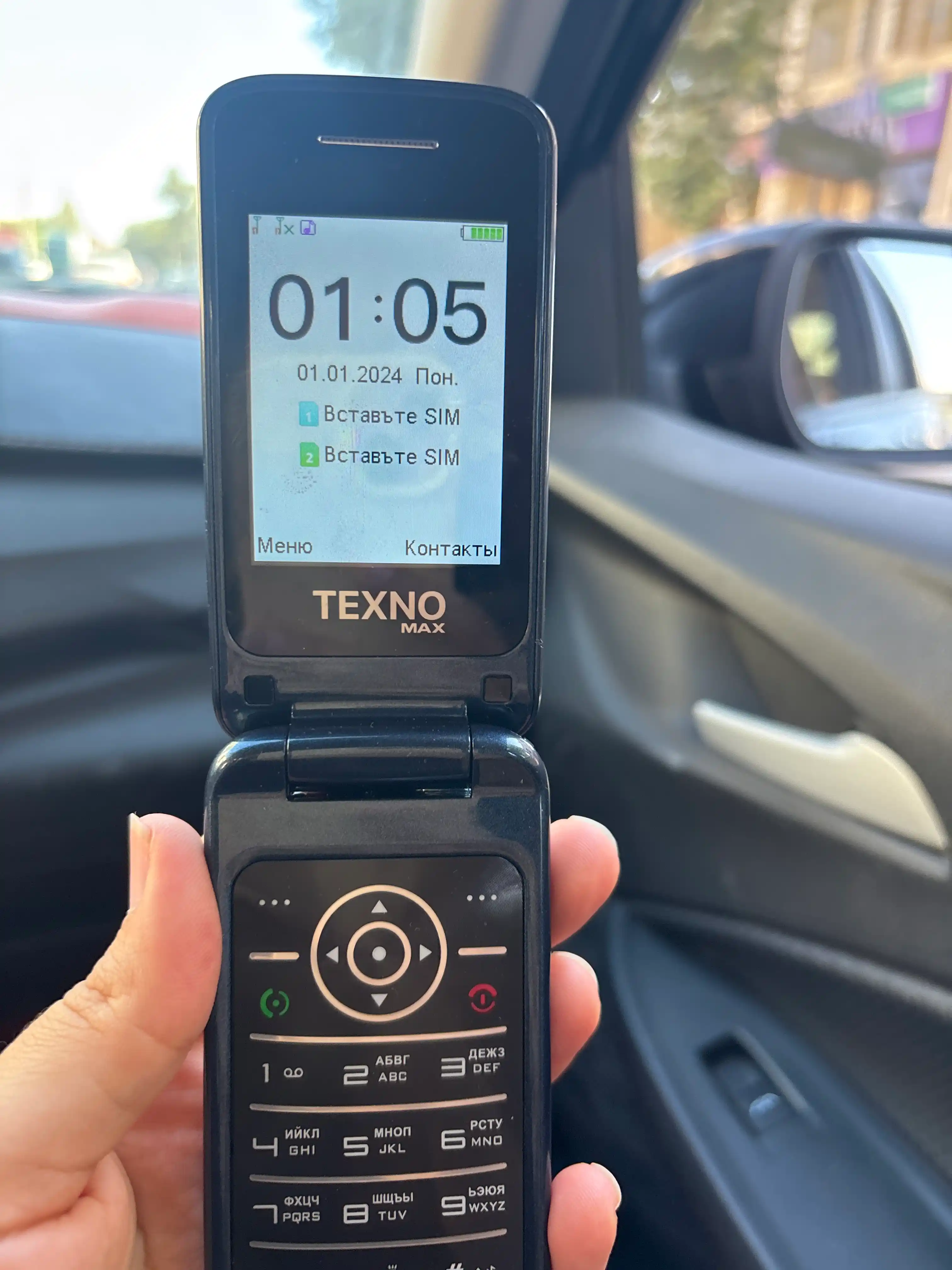 Кнопочный телефон TEXNO MAX 22S, без камеры