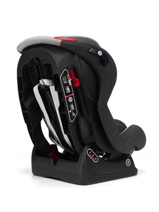 JUNION Zumi avtomobil o‘rindig‘i 0+/1/2 guruhi 0-25 kg, to‘q-kulrang