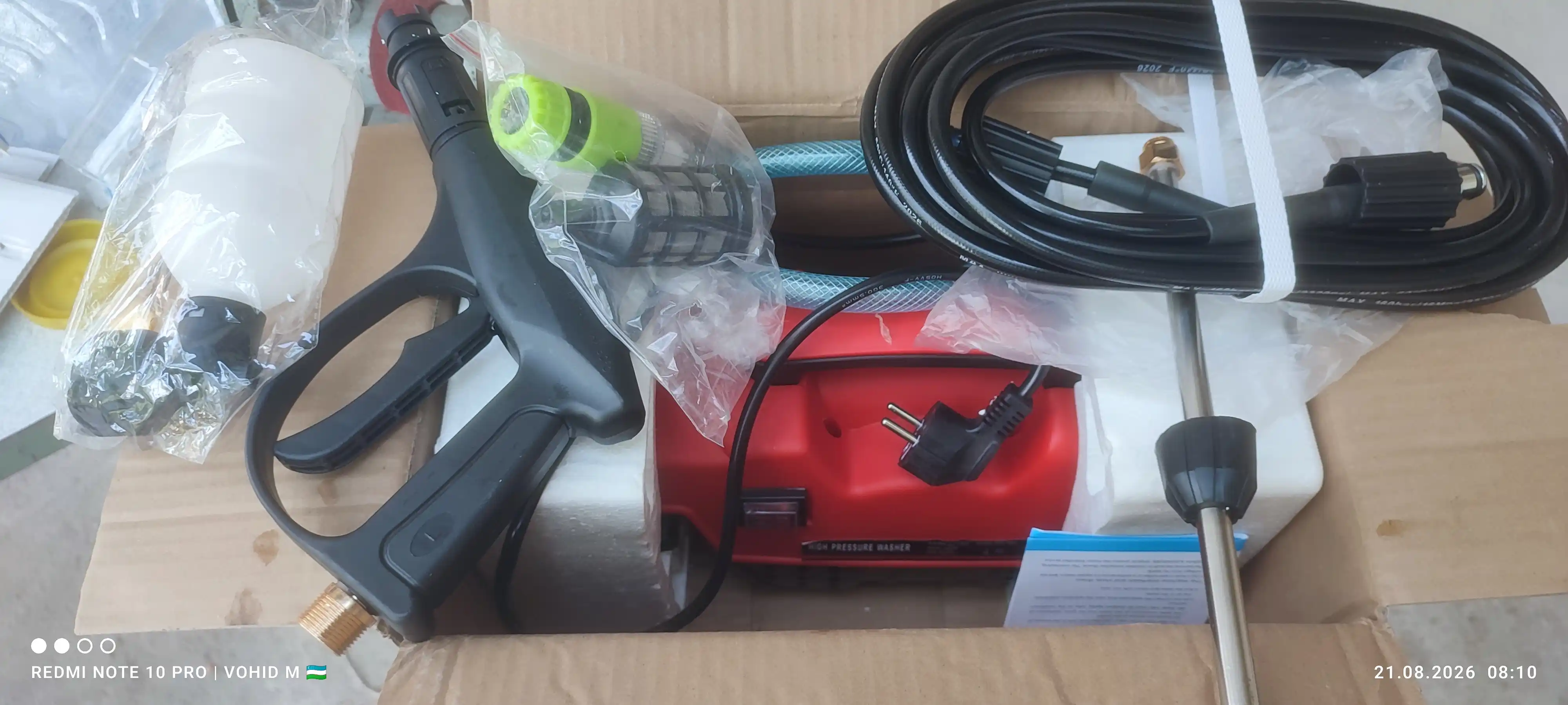 Мойка автомобиля, мойка авто, мойка высокого давления, 1800W/2200W