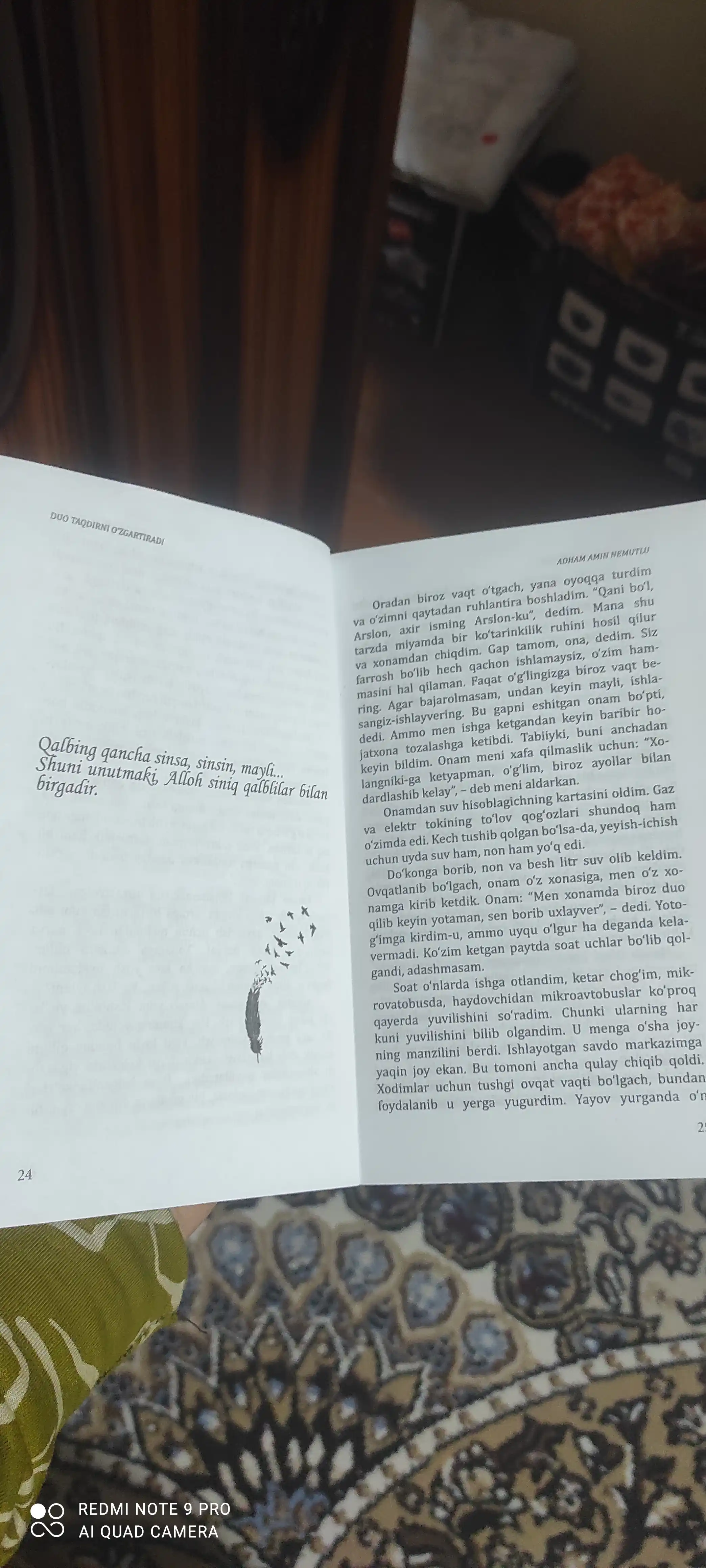 Насиба ниятга боғлиқ, Дуо тақдирни ўзгартиради — Атҳам Амин Немутлу романлари