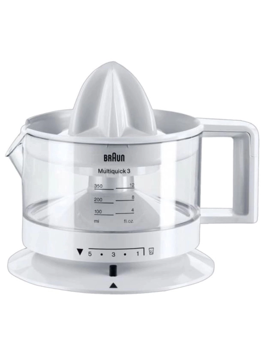 Sitrus mevalar uchun elektr sharbat chiqargich Braun CJ3000WH, 20 Vt, 350 ml