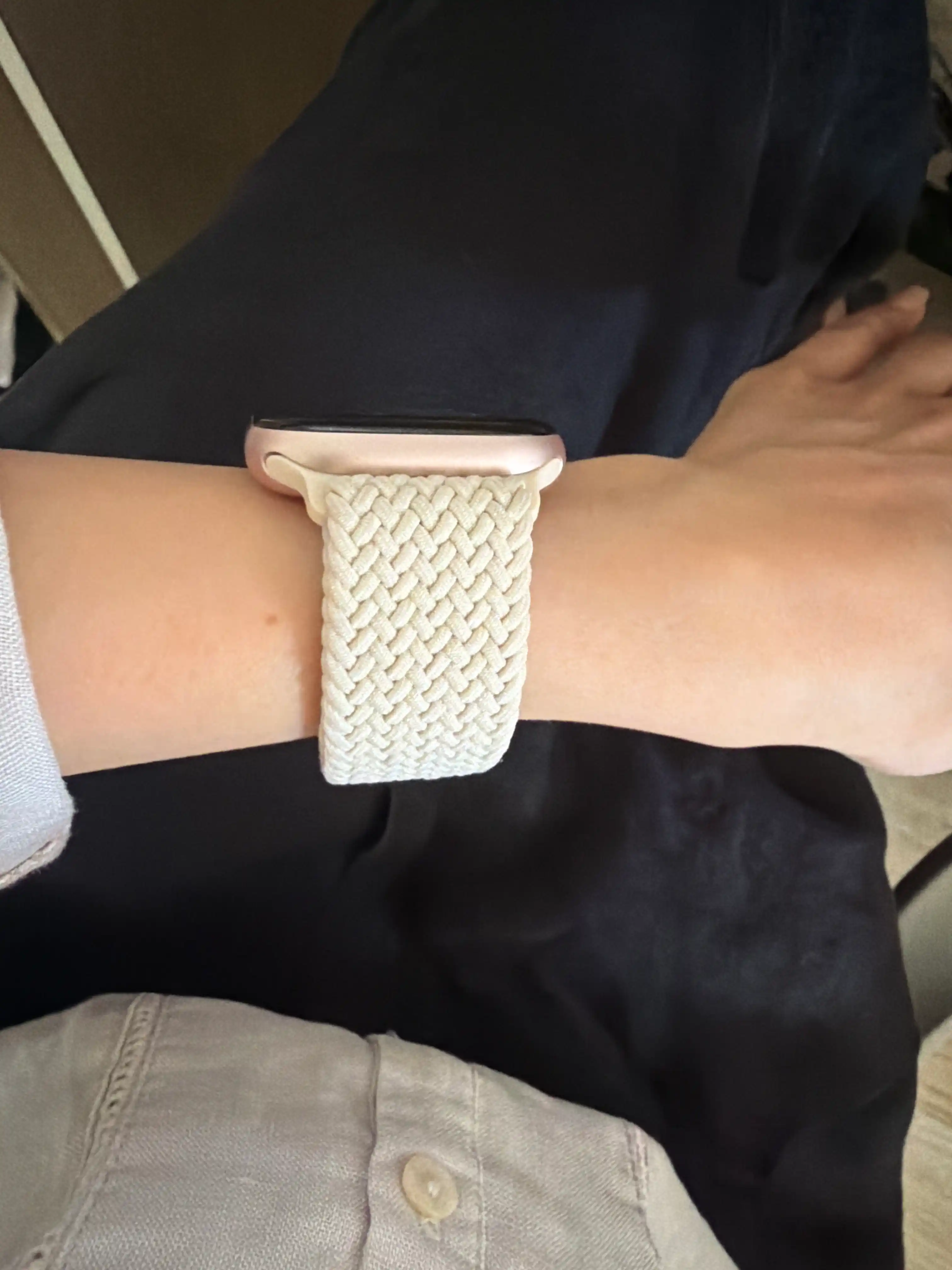 Tasma neylon Apple Watch 4,5,6,7,8,9,10,SE va Ultra uchun, o'lchami38/40/42/44/45/46/49 mm