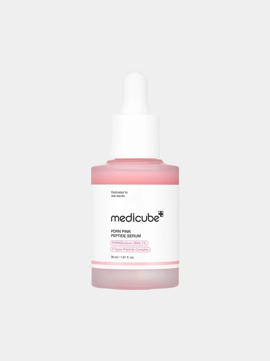 Yuz uchun namlovchi zardob Medicube PDRN PINK PEPTIDE SERUM, 30 ml, peptidlar bilan