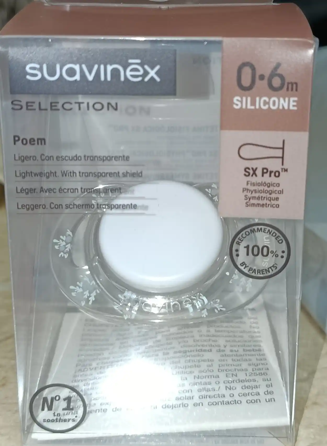 Suavinex Poetry so'rg'ich, 0-6/6-18/18+ oy