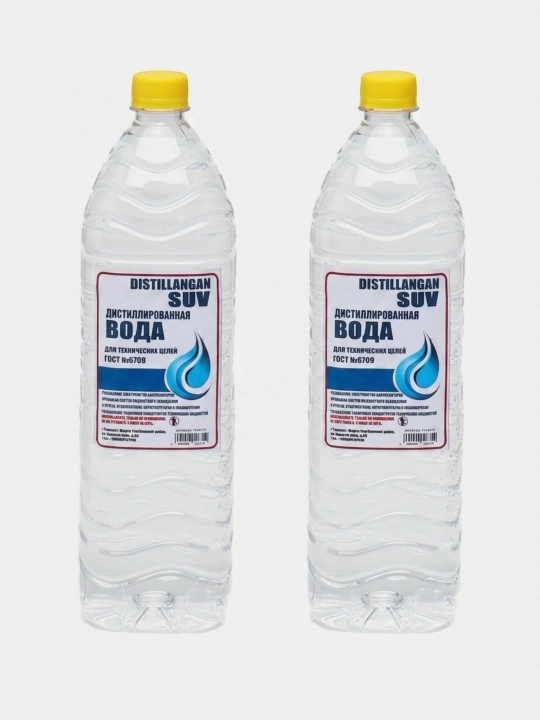 Texnik maqsadlar uchun distillangan suv, 1 litr - 