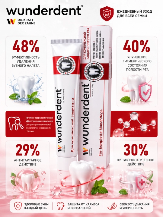 Tish pastasi WUNDERDENT, 100 g