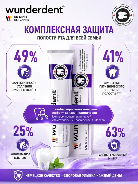 Tish pastasi WUNDERDENT, 100 g