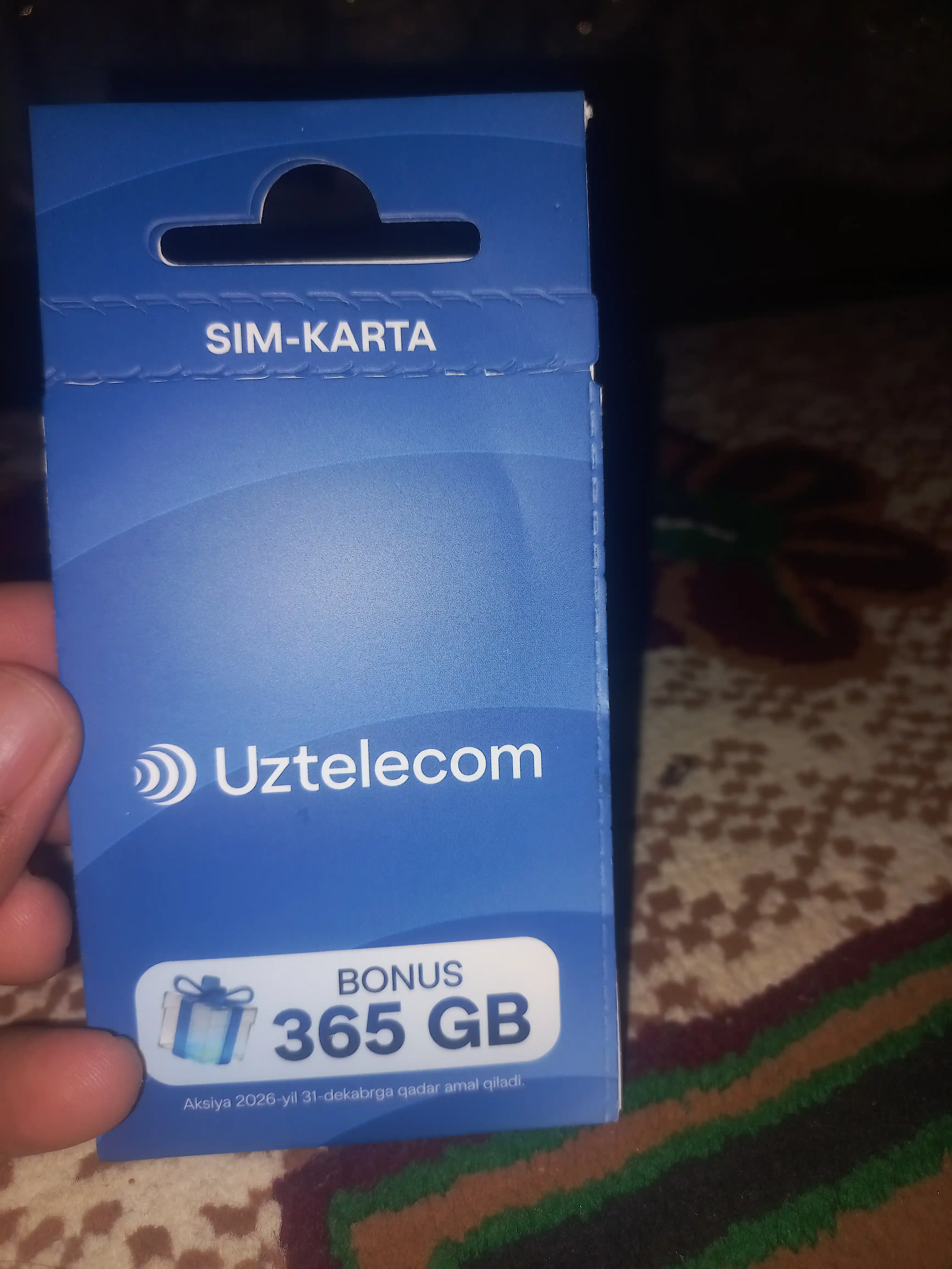 SIM-карта с самостоятельной регистрацией от UZTELECOM