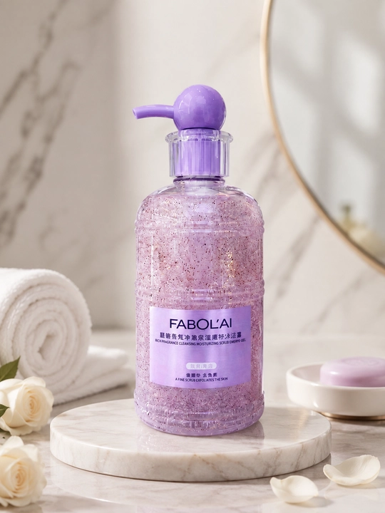 Парфюмированный гель-скраб для душа FABOL'AI Rich Fragrance 500 мл - 
