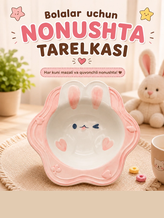 Bolalar uchun tarelka - 