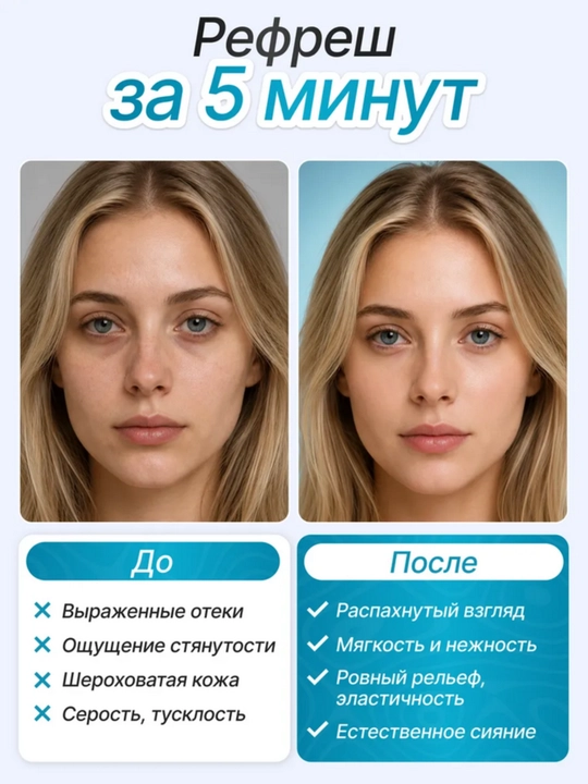 Маска для лица PAP-AYA тонизирующая с охлаждающим эффектом