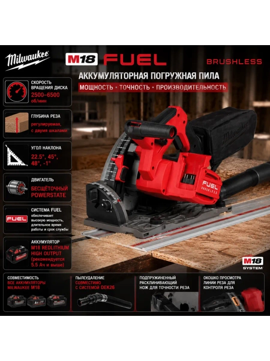 Milwaukee M18 FPS55MC-552P akkumulyatorli suv osti arrasi FUEL - 