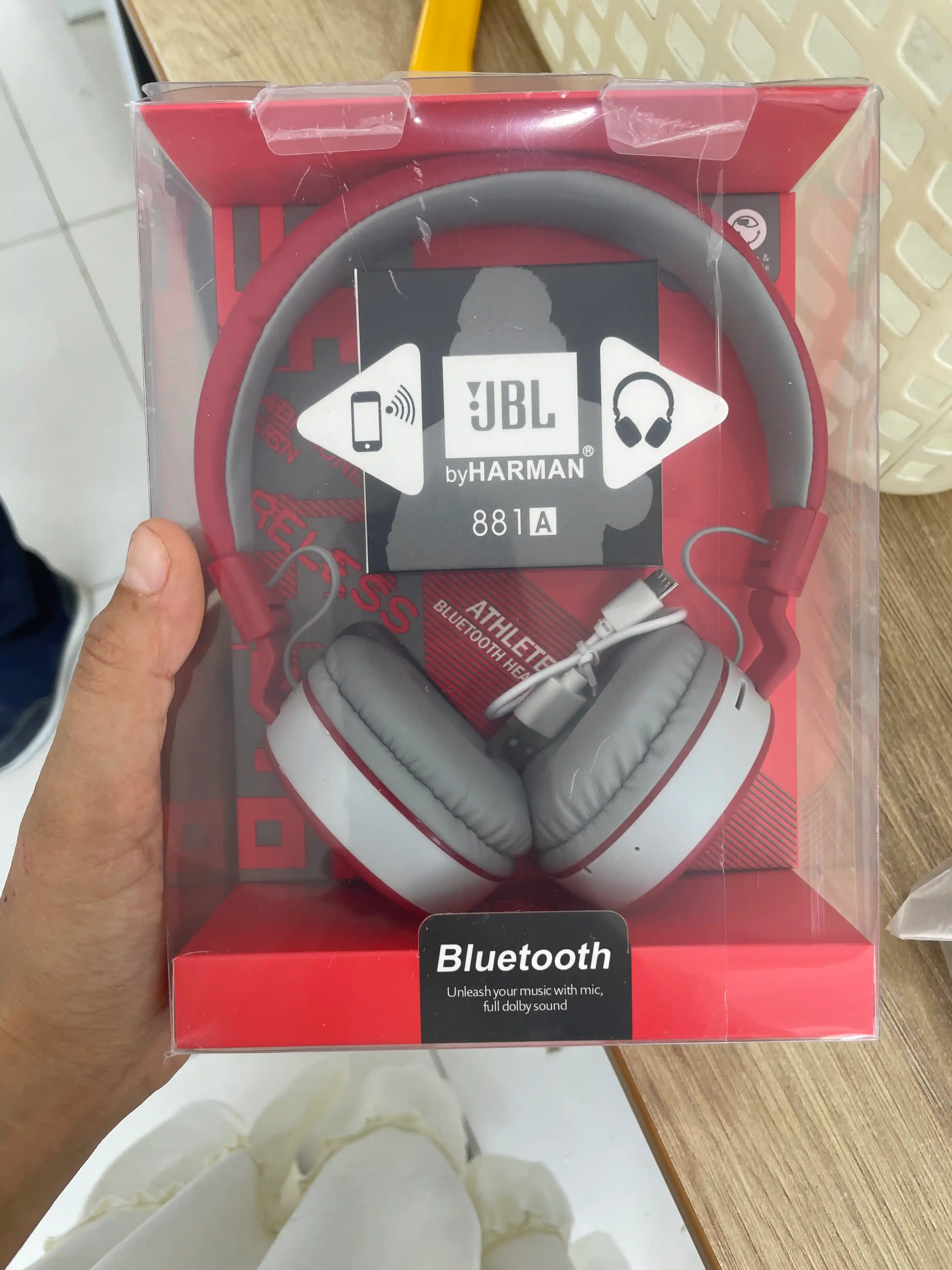 MS-881A Simsiz Bluetooth Quloqchin, AUX va SD Card Qo‘llab-quvvatlaydigan Headphone