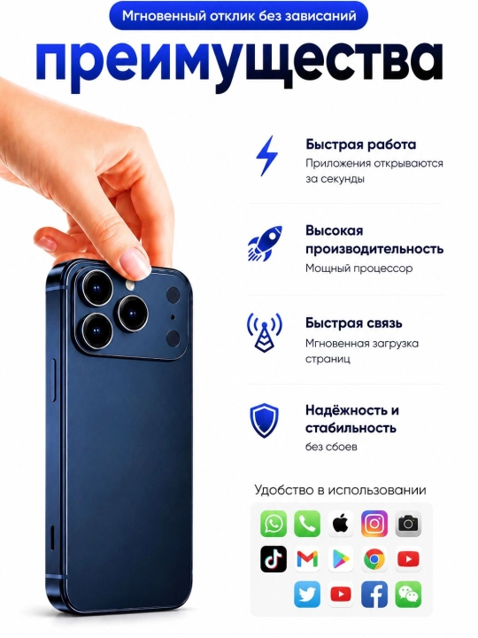 Mini sensorli ekranli telefon, mini smartfon, Android 12, 2/16 GB 4,5 dyuymli diagonal