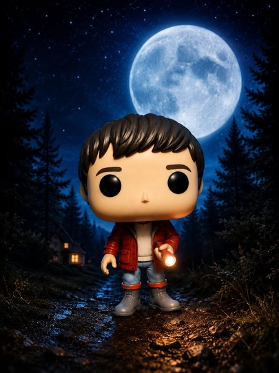 Funkko POP kolleksiyasi! Movies: E.T. 40th Anniversary figurasi - Elliott fonar bilan
