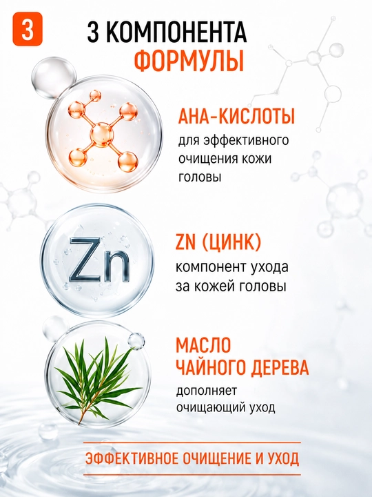 Шампунь для волос Hair AHA Clinic против перхоти, очищение и уход, 450 мл, Витэкс