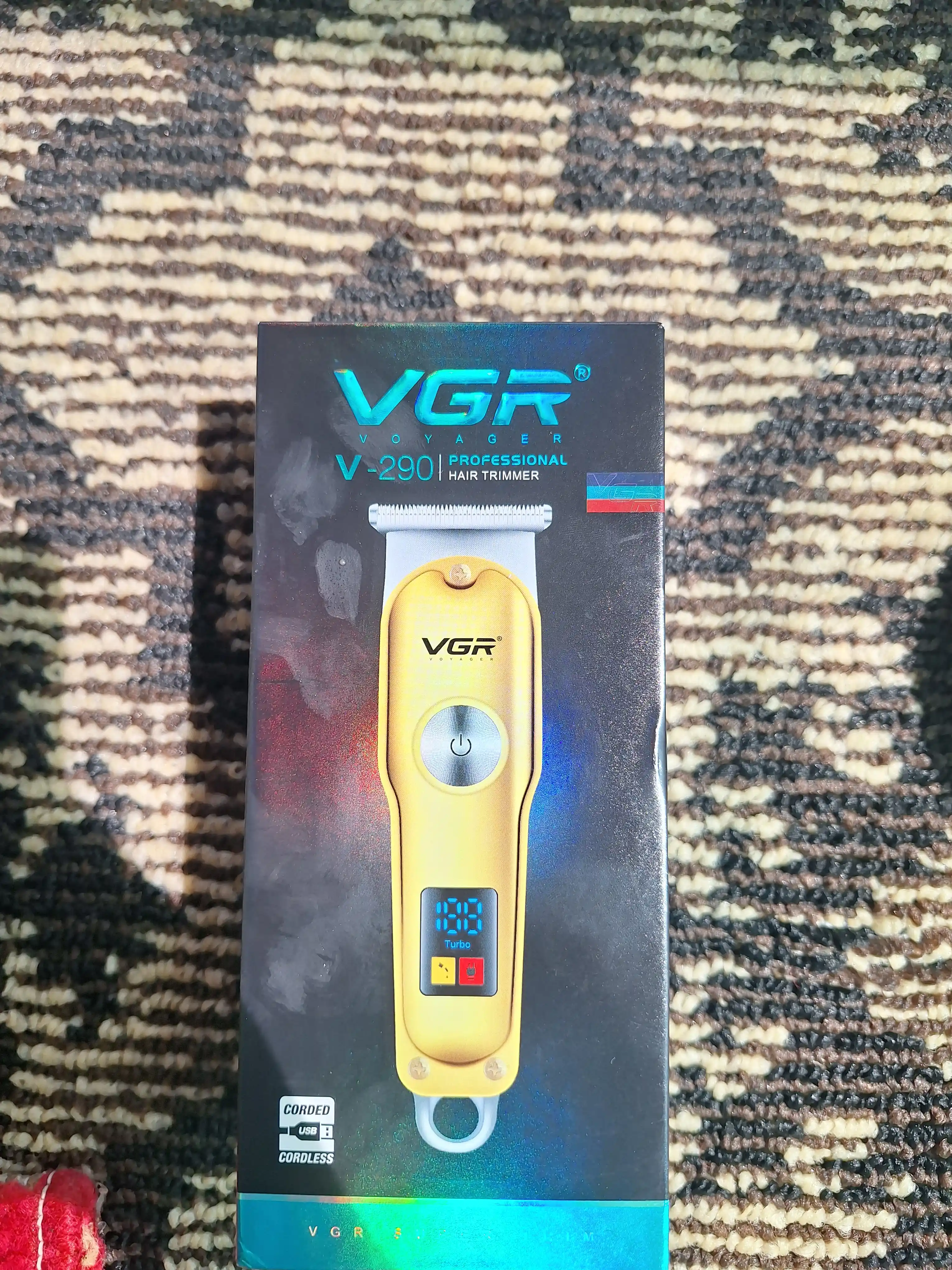 Trimmer soqol va mo'ylov olish mashinasi uchun elektr ustara, VGR V-290 modeli