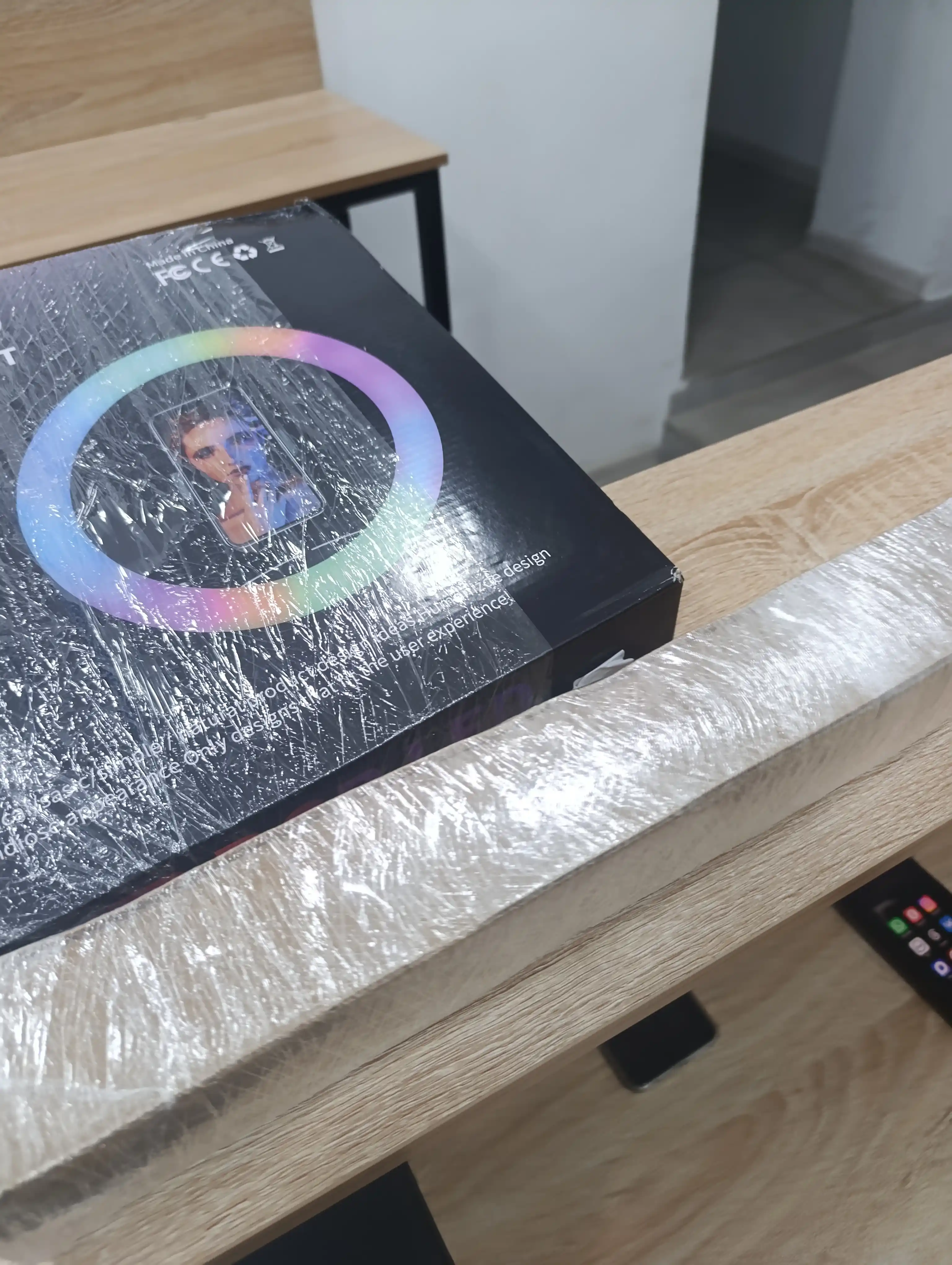 RGB Ring Light MJ-36 14 дюймов кольцевая LED лампа со штативом и держателем телефона