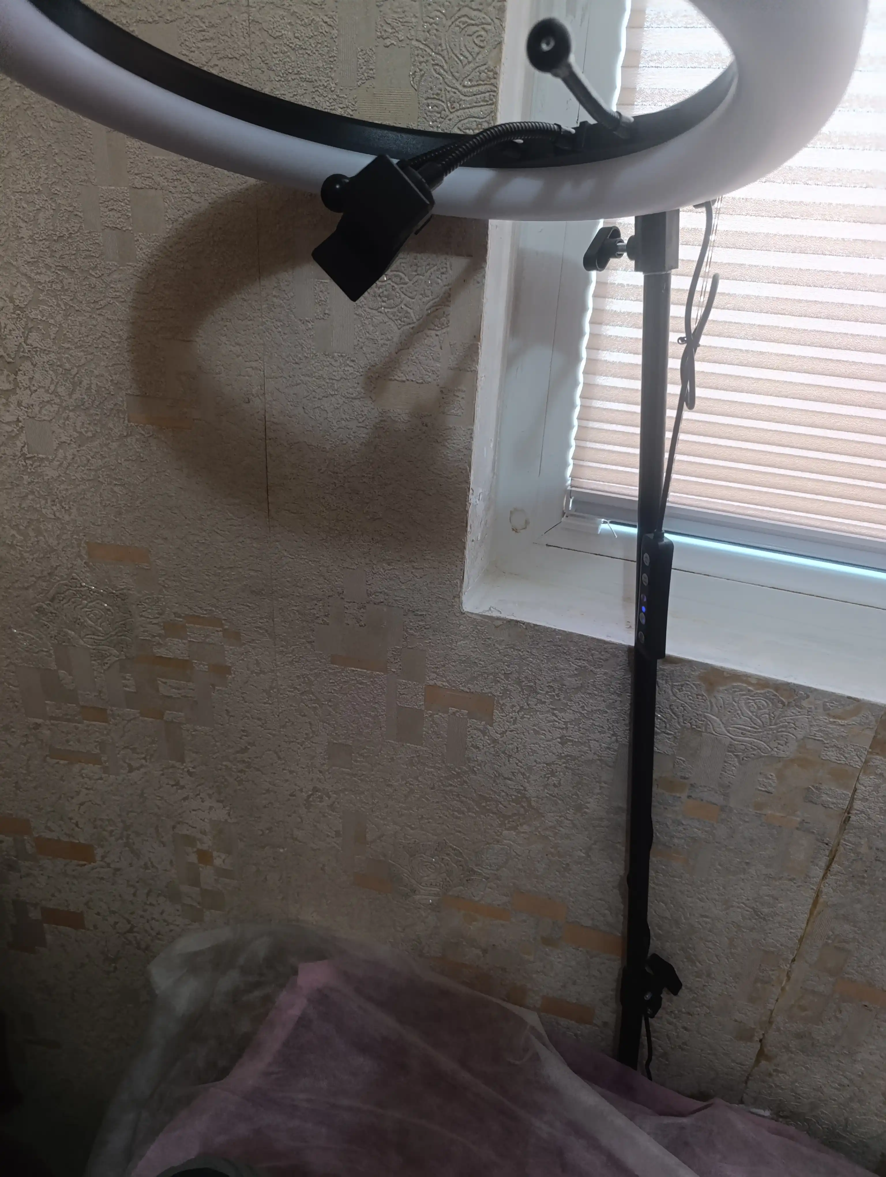 RGB Ring Light MJ-36 14 дюймов кольцевая LED лампа со штативом и держателем телефона