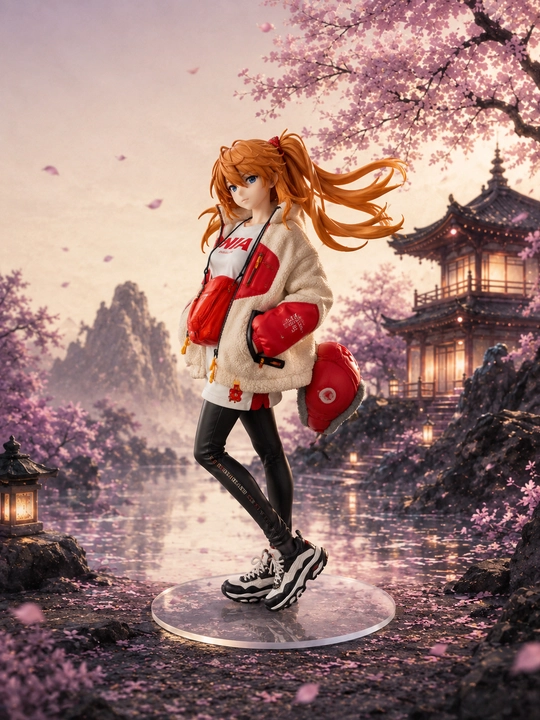 Anime figurka Asuka Shikinami Langley Evangelion - 