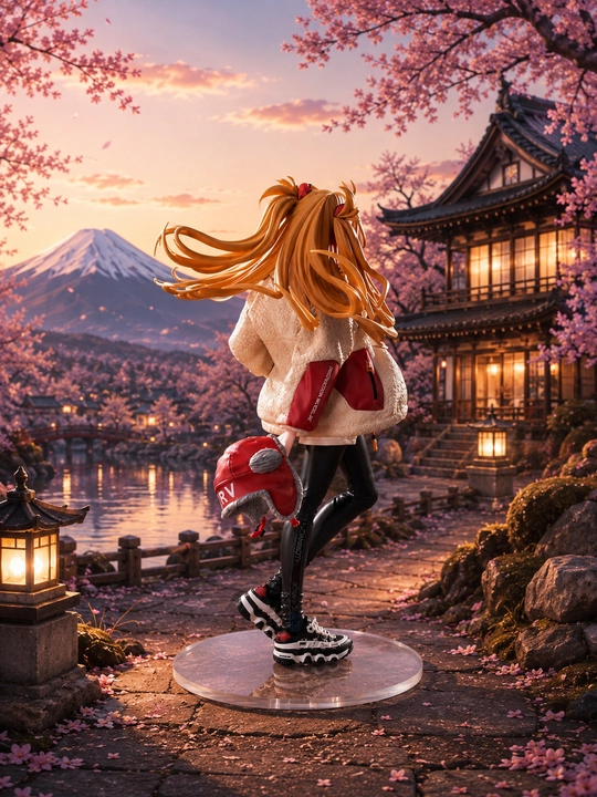 Аниме фигурка Asuka Shikinami Langley Evangelion