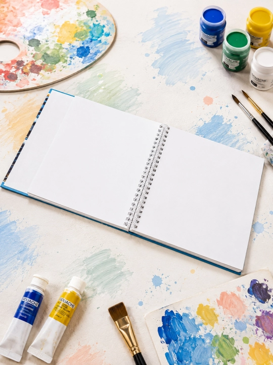 "Premium" SketchBook 80 varaqli A5 daftar