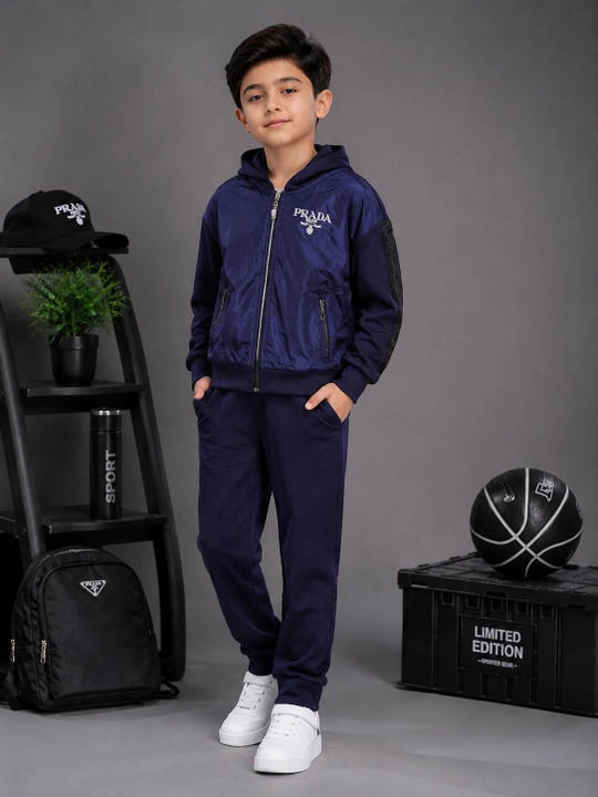 Bolalar sport kostyumi, o‘g‘il bolalar uchun, 7-11 yosh, kundalik kiyim - 