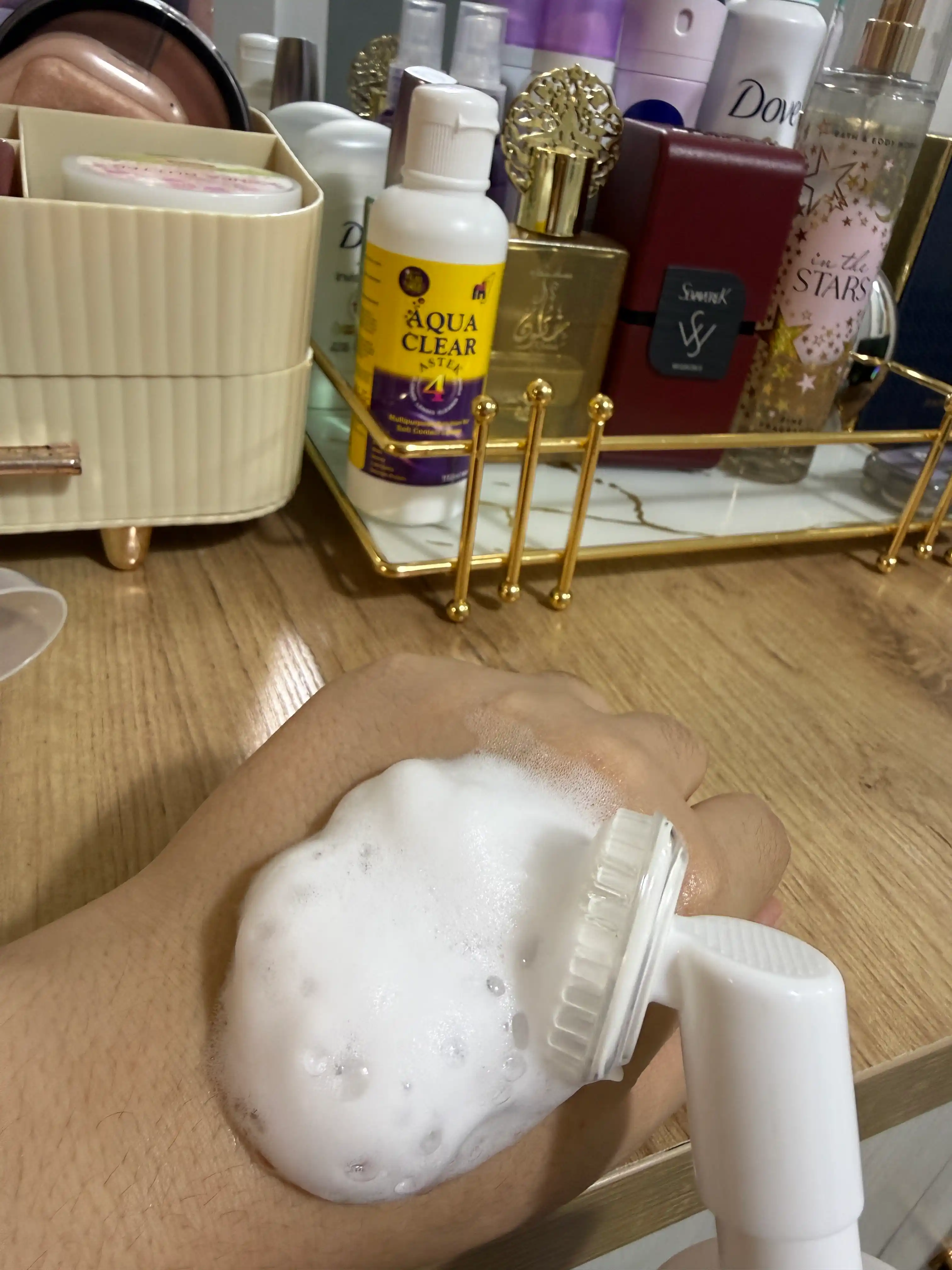 Очищающая пенка с щёточкой для лица, увлажняющая и очищающая пенка, 150 мл