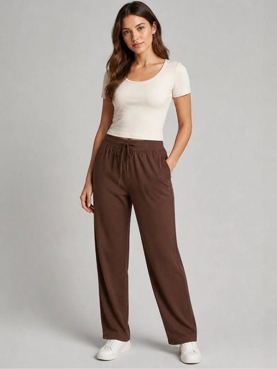 Женские трикотажные полуспортивные брюки, размеры: S, M, L, XL - 