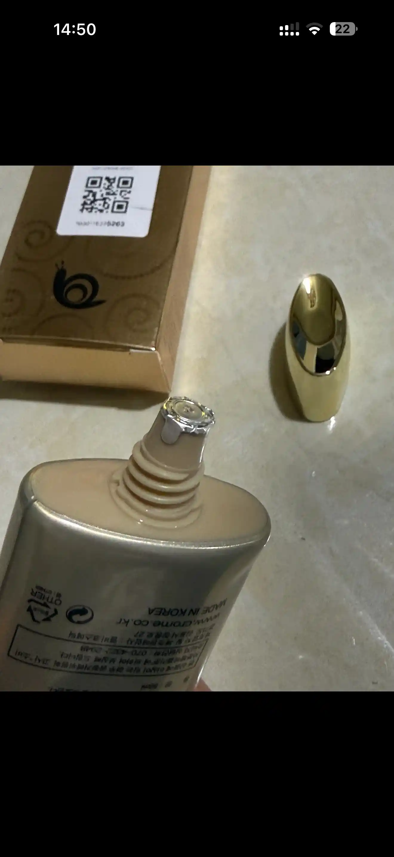 CROME SNAIL BB krem SPF50, с муцином улитки, отбеливающий тональный крем